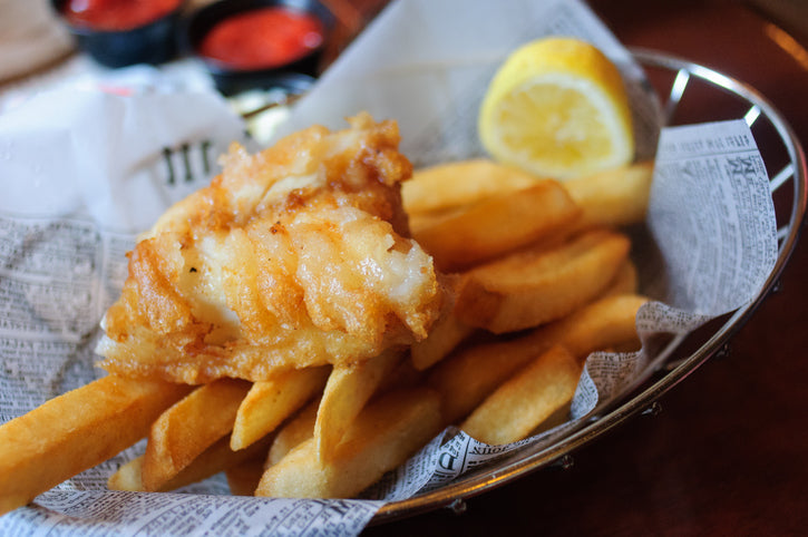 Real ale battered Fish & Chips