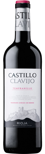 Castillo Clavijo Rioja Tempranillo (RED, Rioja, Spain)